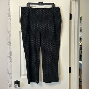 Zac & Rachel Woman Black with gold print Pants 20W